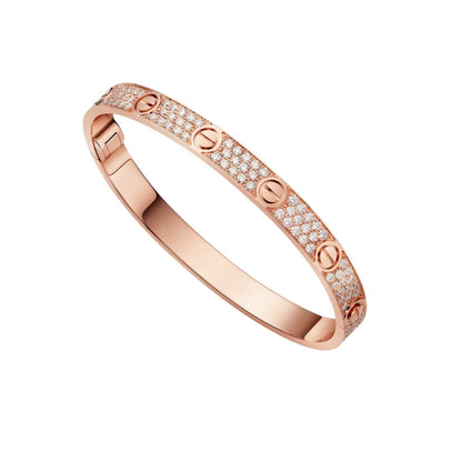 [AM]CLASSIC 6.1MM LOVE BANGLE - FULL PAVÉ