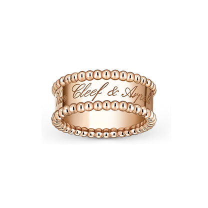 [AM]SIGNATURE DUAL-BEADED BAND RING