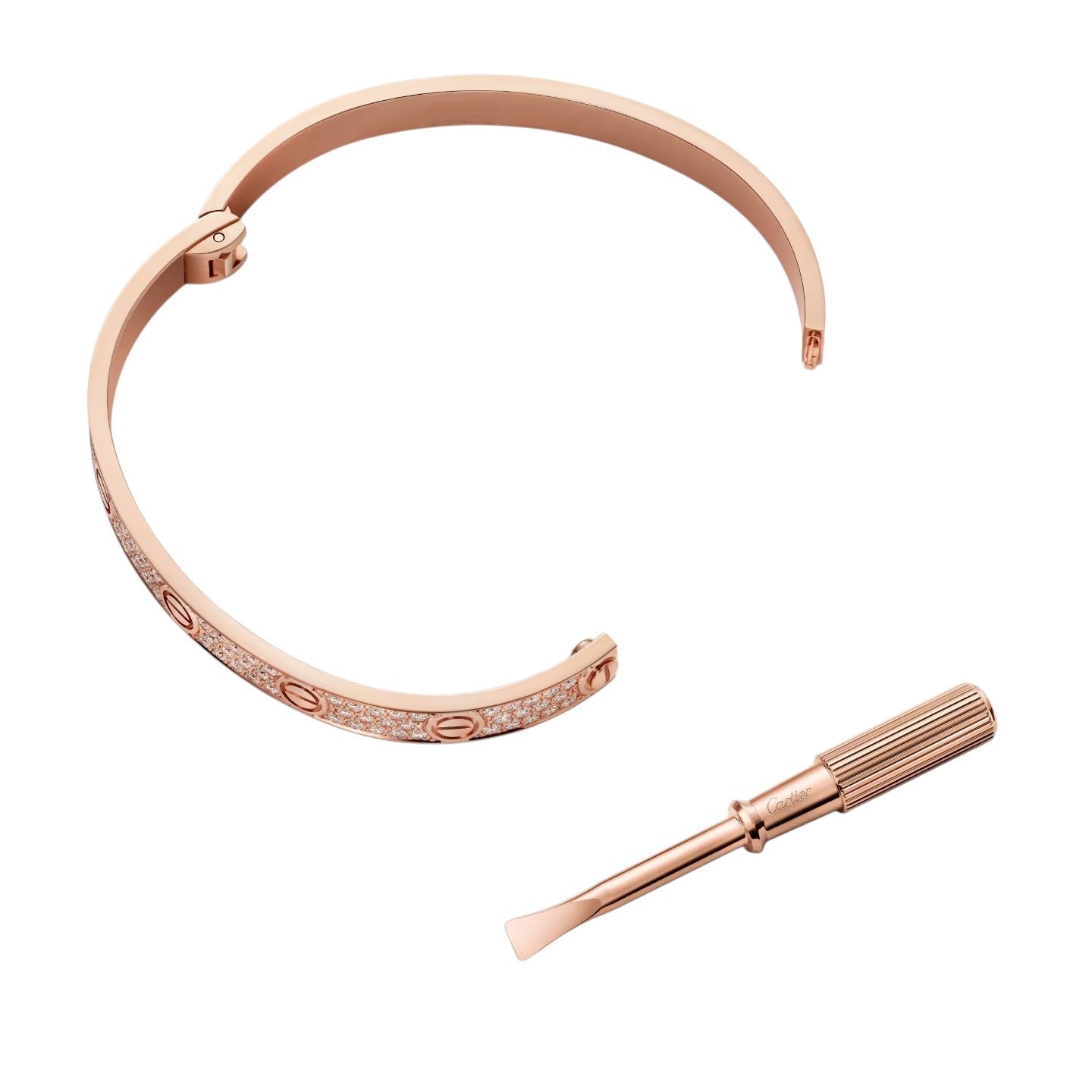 [AM]CLASSIC 6.1MM LOVE BANGLE - FULL PAVÉ
