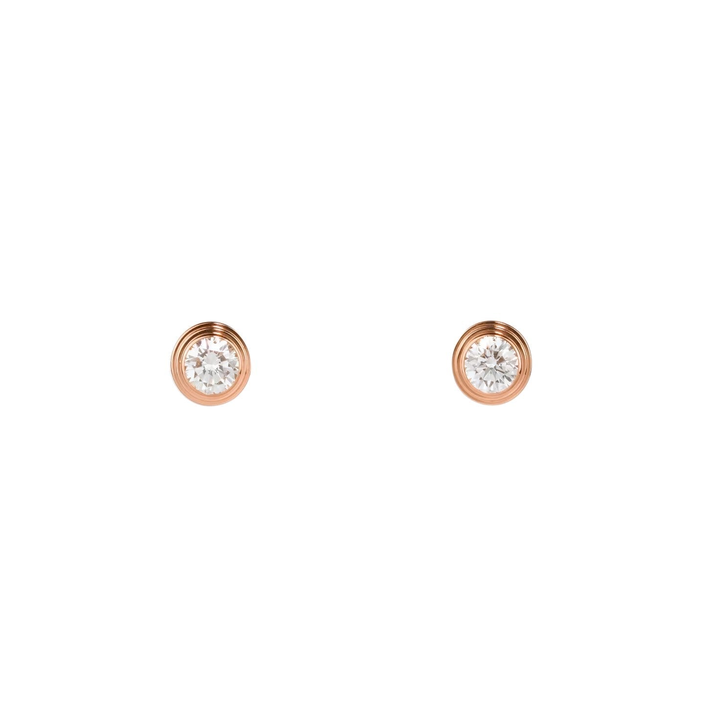 [AM]D'AMOUR 5MM DIAMOND STUD EARRINGS