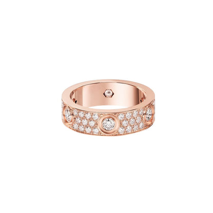 [AM]LOVE 5.5MM FULL-PAVÉ 6-DIAMOND RING