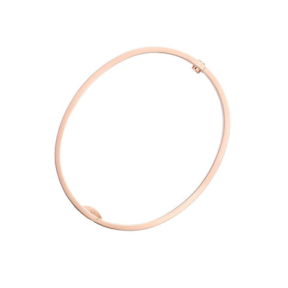 [AM]CLASSIC 6.1MM LOVE SINGLE-SCREW CLOSURE BANGLE - 10-DIAMOND