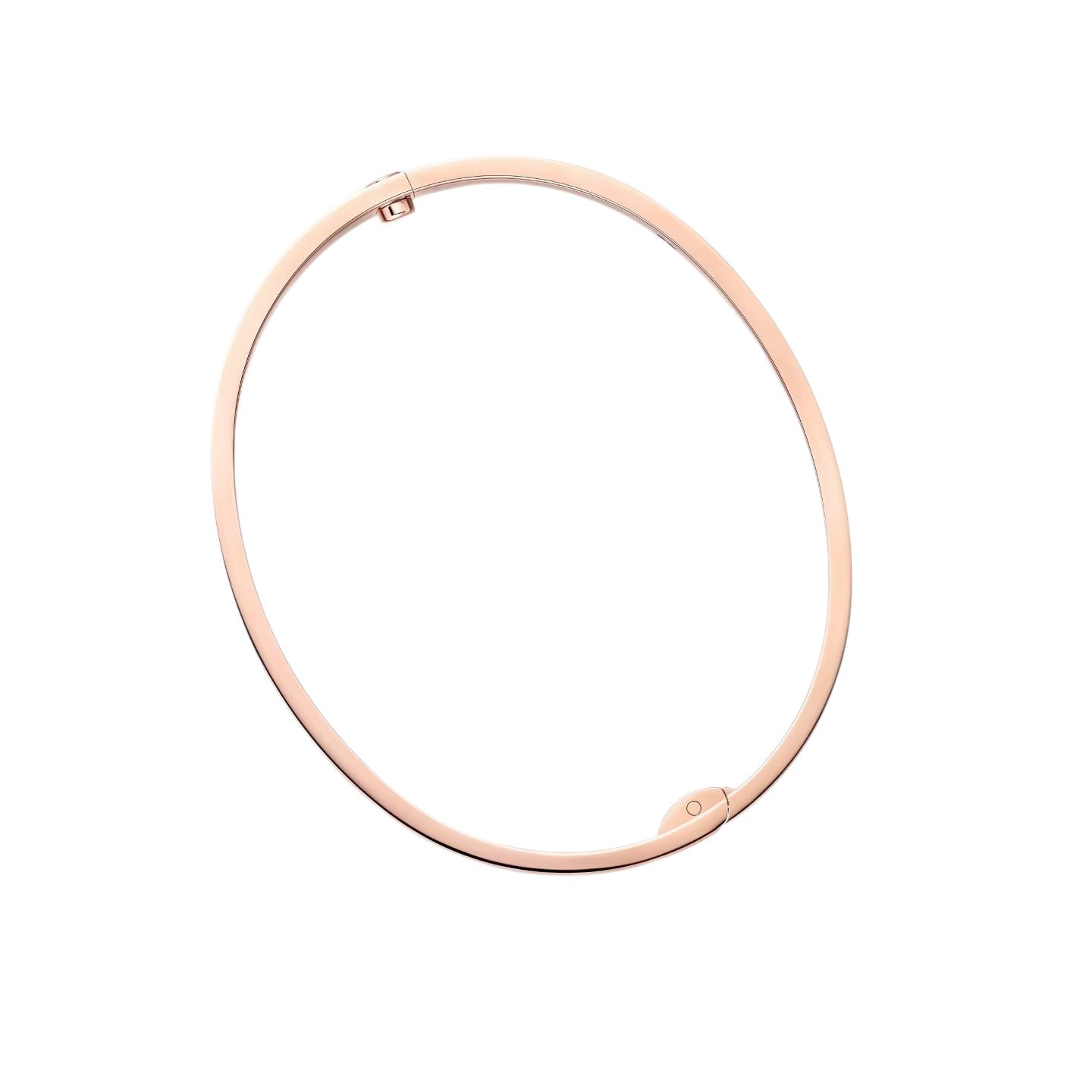 [AM]CLASSIC 6.1MM LOVE SINGLE-SCREW CLOSURE BANGLE - 4-DIAMOND