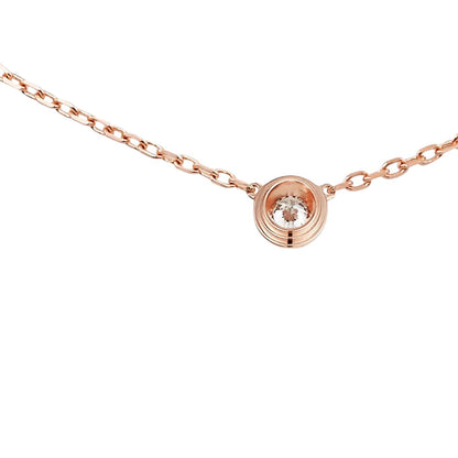 [AM]LOVE SCREW PENDANT SINGLE DIAMOND NECKLACE