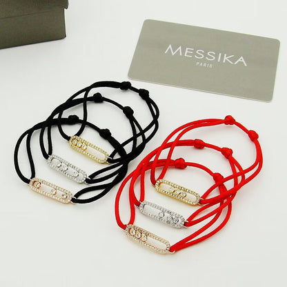 [AM]CARE(S) PAVÉ CORD BRACELET