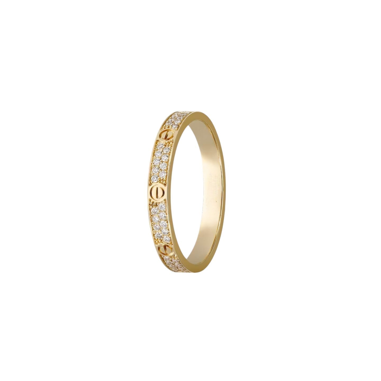[AM]LOVE 2.6MM PAVÉ DIAMOND RING
