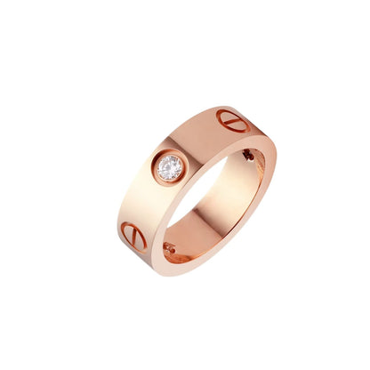 [AM]LOVE 5.5MM 3 DIAMONDS RING