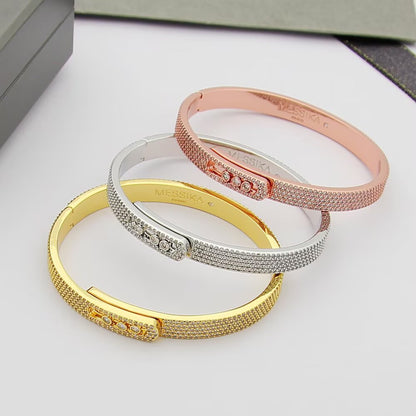 [AM]MOVE NOA FULL-PAVÉ DIAMOND BANGLE BRACELET