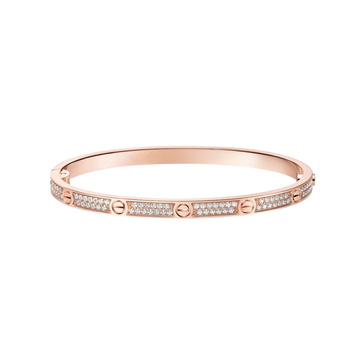 [AM]CLASSIC 3.65MM LOVE FULL PAVE BANGLE