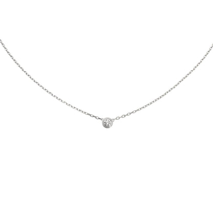 [AM]LOVE SCREW PENDANT SINGLE DIAMOND NECKLACE