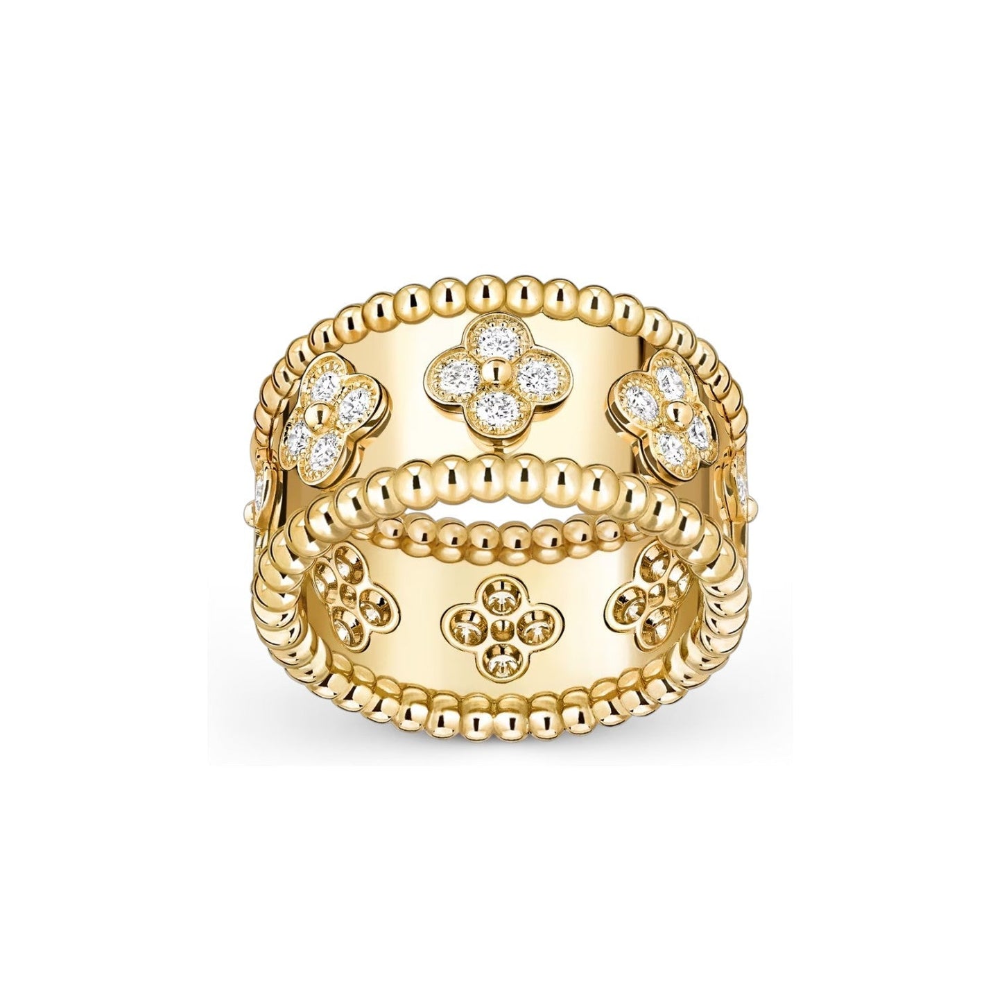 [AM]KALEIDOSCOPE RADIANCE WIDE BAND RING