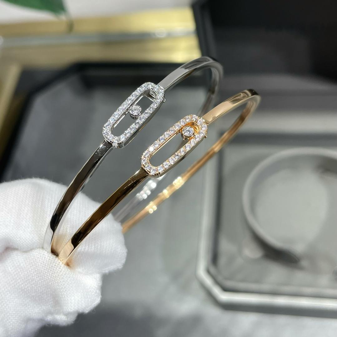 [AM]MOVE UNO PAVÉ FLEX BANGLE (MEDIUM)