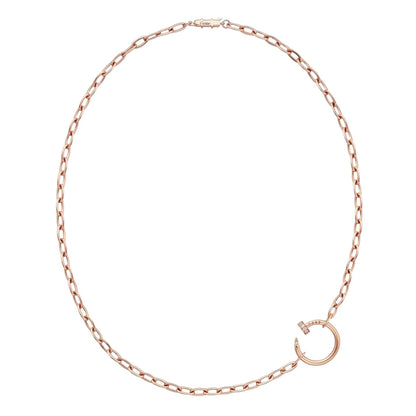 [AM]CLOU DIAMOND NAIL PENDANT NECKLACE