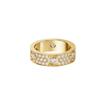 [AM]LOVE 5.5MM FULL-PAVÉ 6-DIAMOND RING
