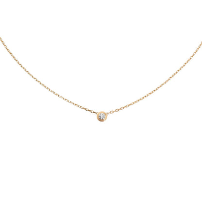 [AM]LOVE SCREW PENDANT SINGLE DIAMOND NECKLACE