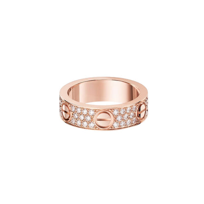 [AM]LOVE 5.5MM FULL-PAVÉ DIAMOND RING