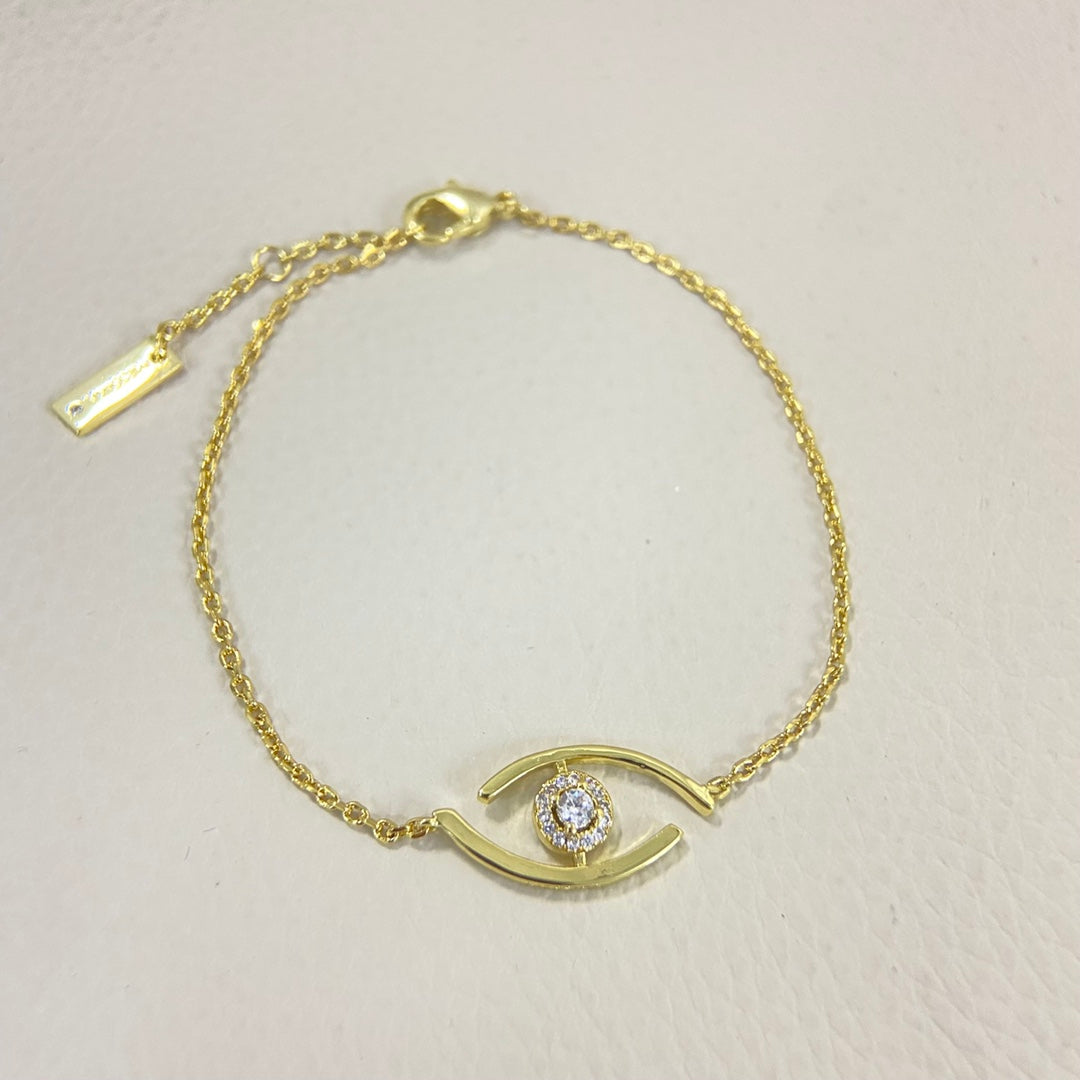 [AM]LUCKY EYE PAVÉ-SET DIAMOND BRACELET