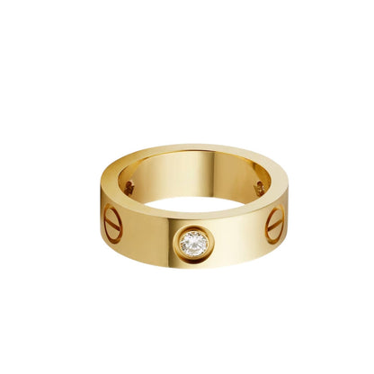 [AM]LOVE 5.5MM 3 DIAMONDS RING