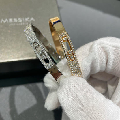 [AM]MOVE NOA PAVÉ DIAMOND BANGLE BRACELET