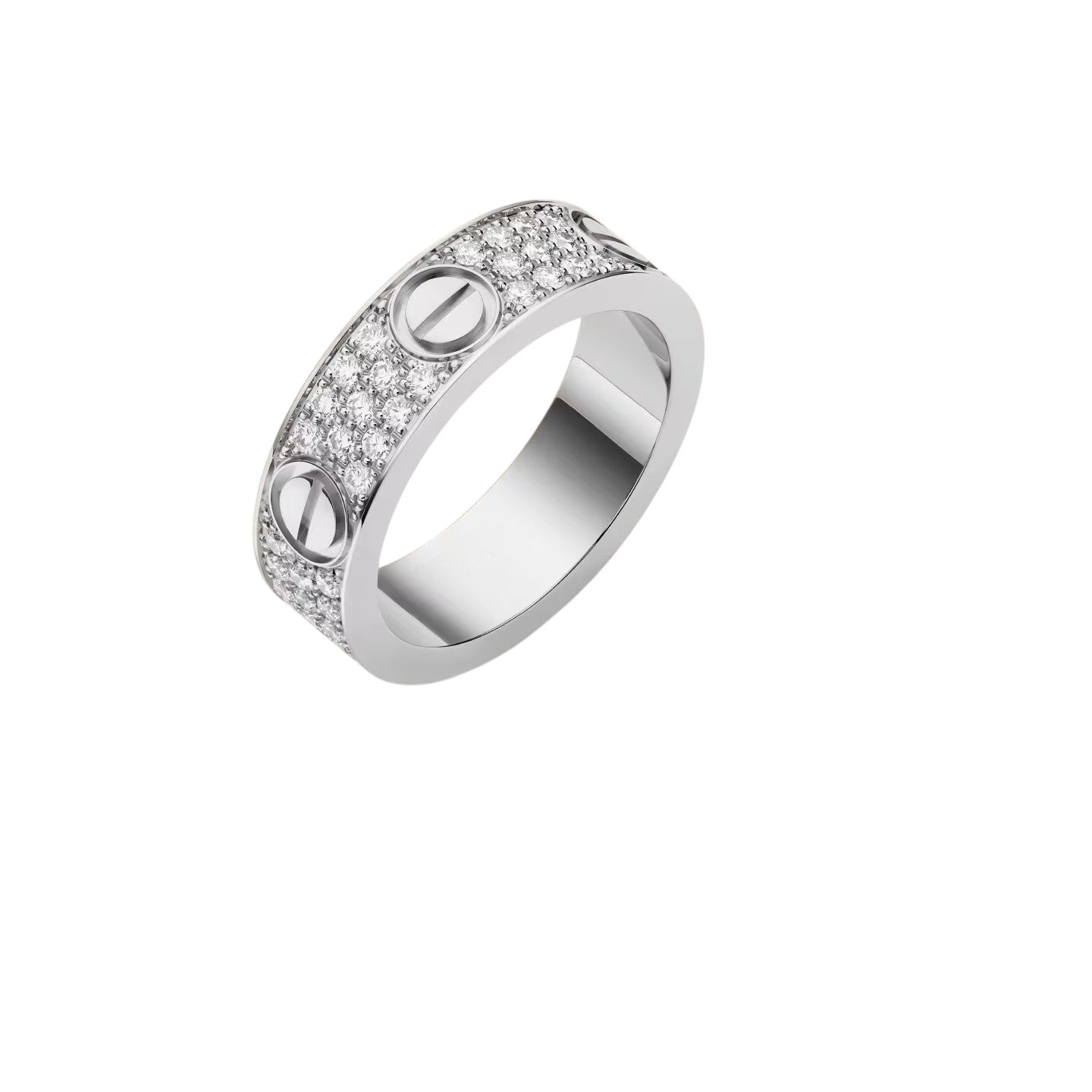 [AM]LOVE 5.5MM FULL-PAVÉ DIAMOND RING