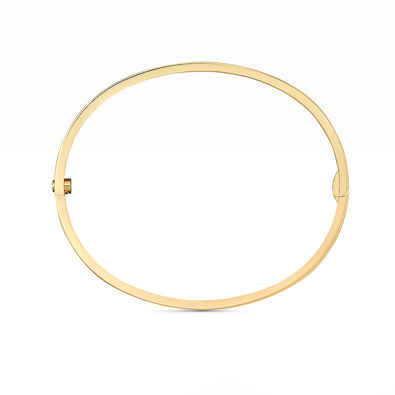 [AM]LOVE 3.65MM SMALL MODEL BANGLE - 10-DIAMOND