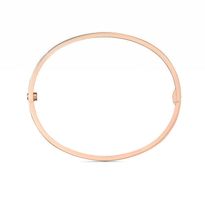 [AM]LOVE 3.65MM SMALL MODEL BANGLE - 10-DIAMOND