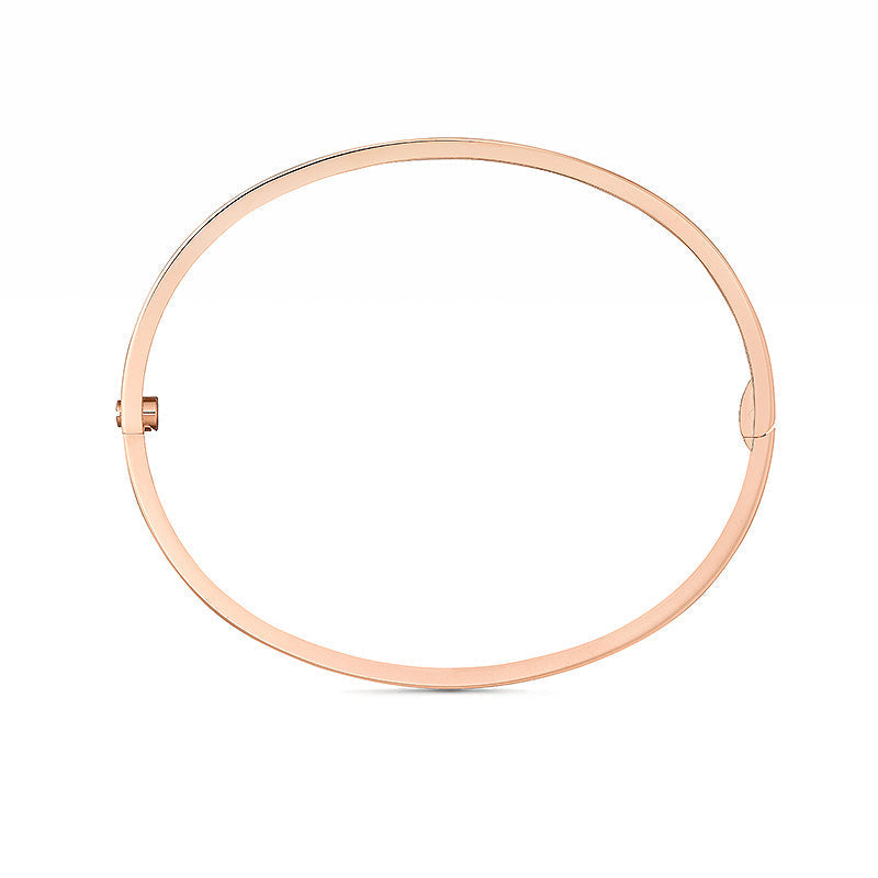 [AM]LOVE 3.65MM SMALL MODEL BANGLE - 6-DIAMOND