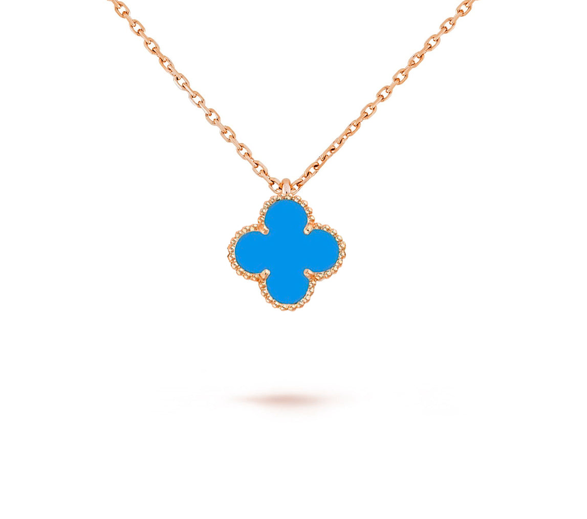 [AM]9.5MM MINI CLOVER PENDANT NECKLACE COLLECTION