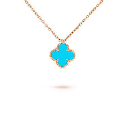 [AM]9.5MM MINI CLOVER PENDANT NECKLACE COLLECTION