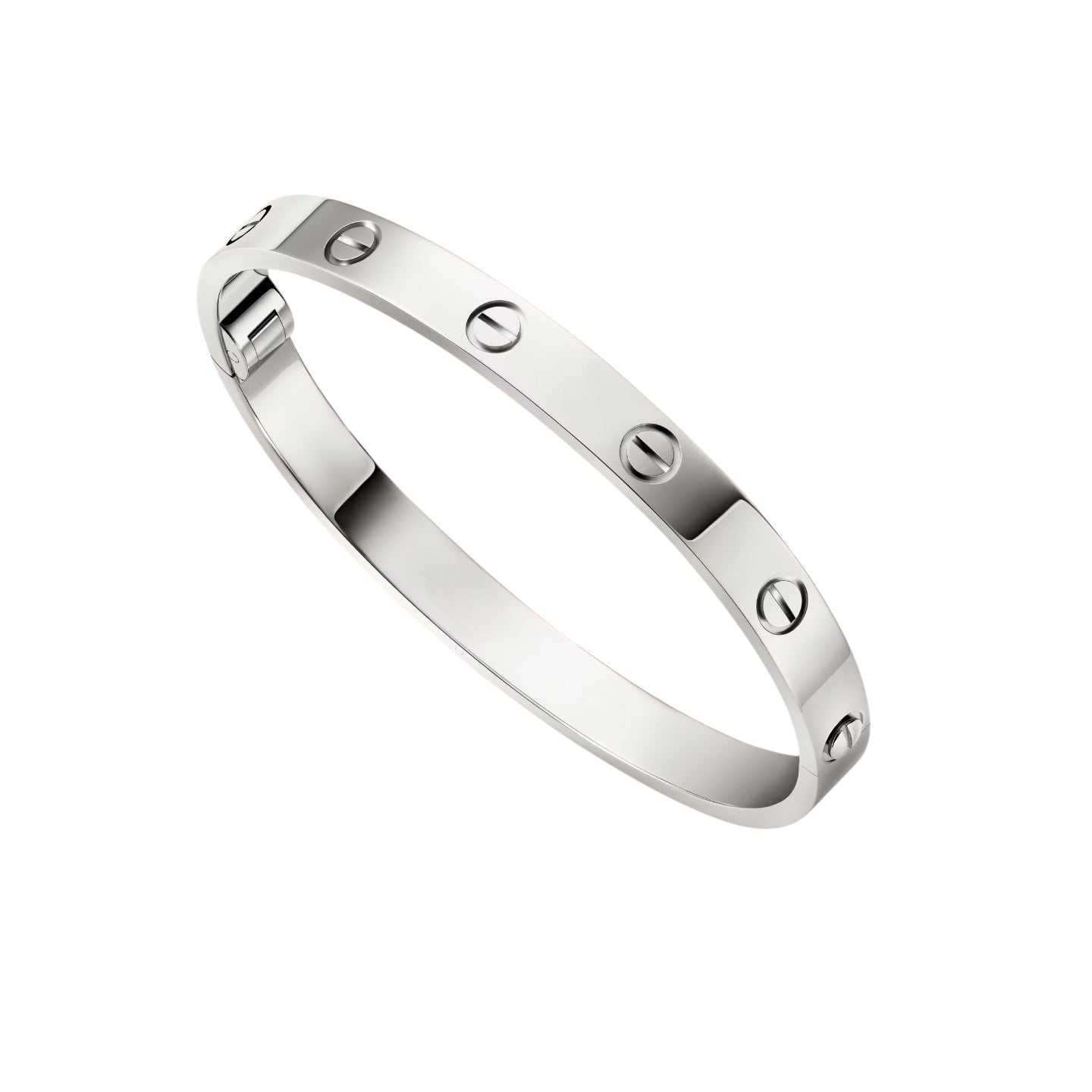 [AM]CLASSIC 6.1MM LOVE SINGLE-SCREW CLOSURE BANGLE