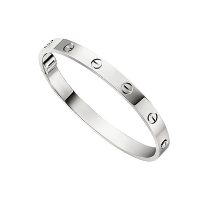 [AM]CLASSIC 6.1MM LOVE SINGLE-SCREW CLOSURE BANGLE