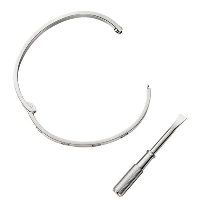 [AM]CLASSIC 6.1MM LOVE SINGLE-SCREW CLOSURE BANGLE