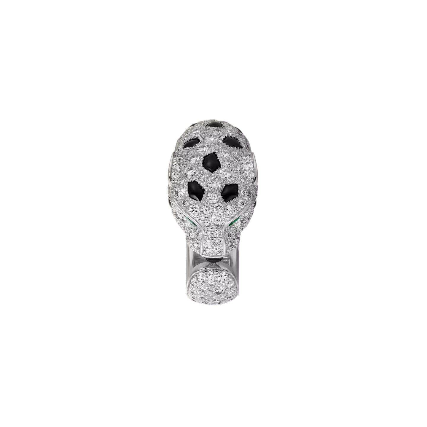 [AM]PANTHÈRE DE DIAMOND HALF-PAVÉ MEDIUM RING