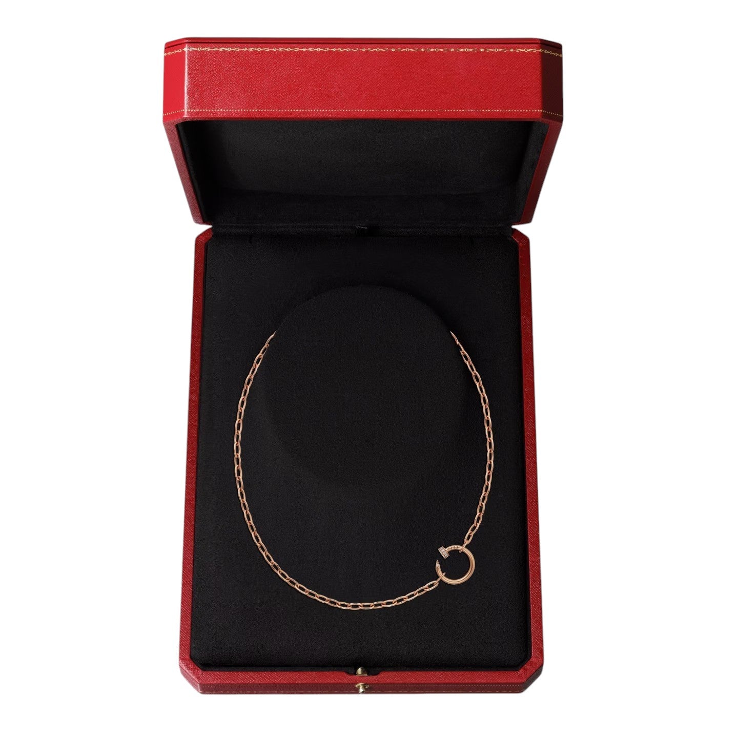 [AM]CLOU DIAMOND NAIL PENDANT NECKLACE