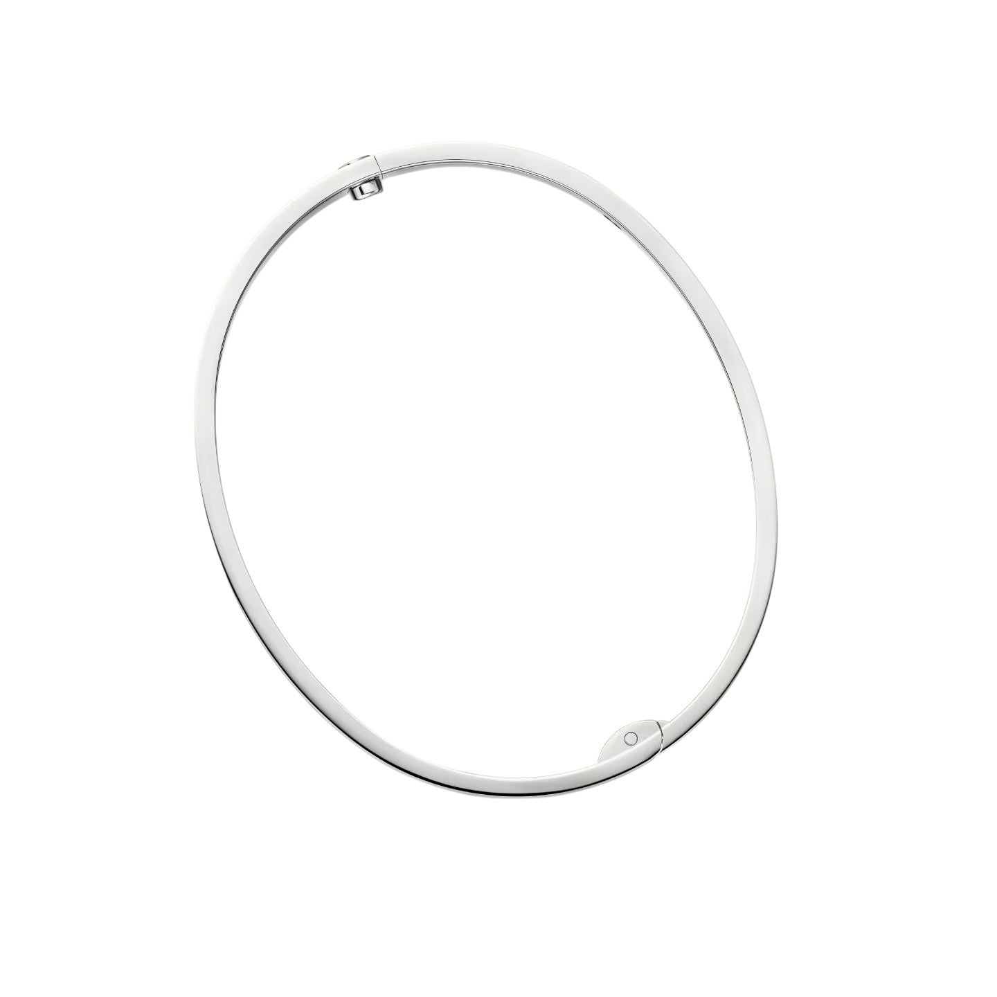 [AM]CLASSIC 6.1MM LOVE SINGLE-SCREW CLOSURE BANGLE - 4-DIAMOND