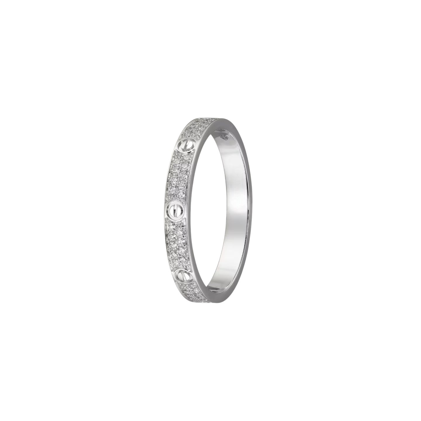 [AM]LOVE 2.6MM PAVÉ DIAMOND RING