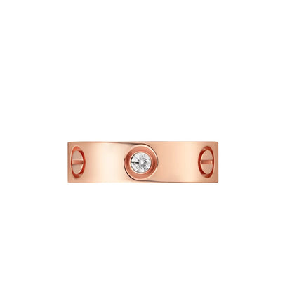 [AM]LOVE 5.5MM 3 DIAMONDS RING