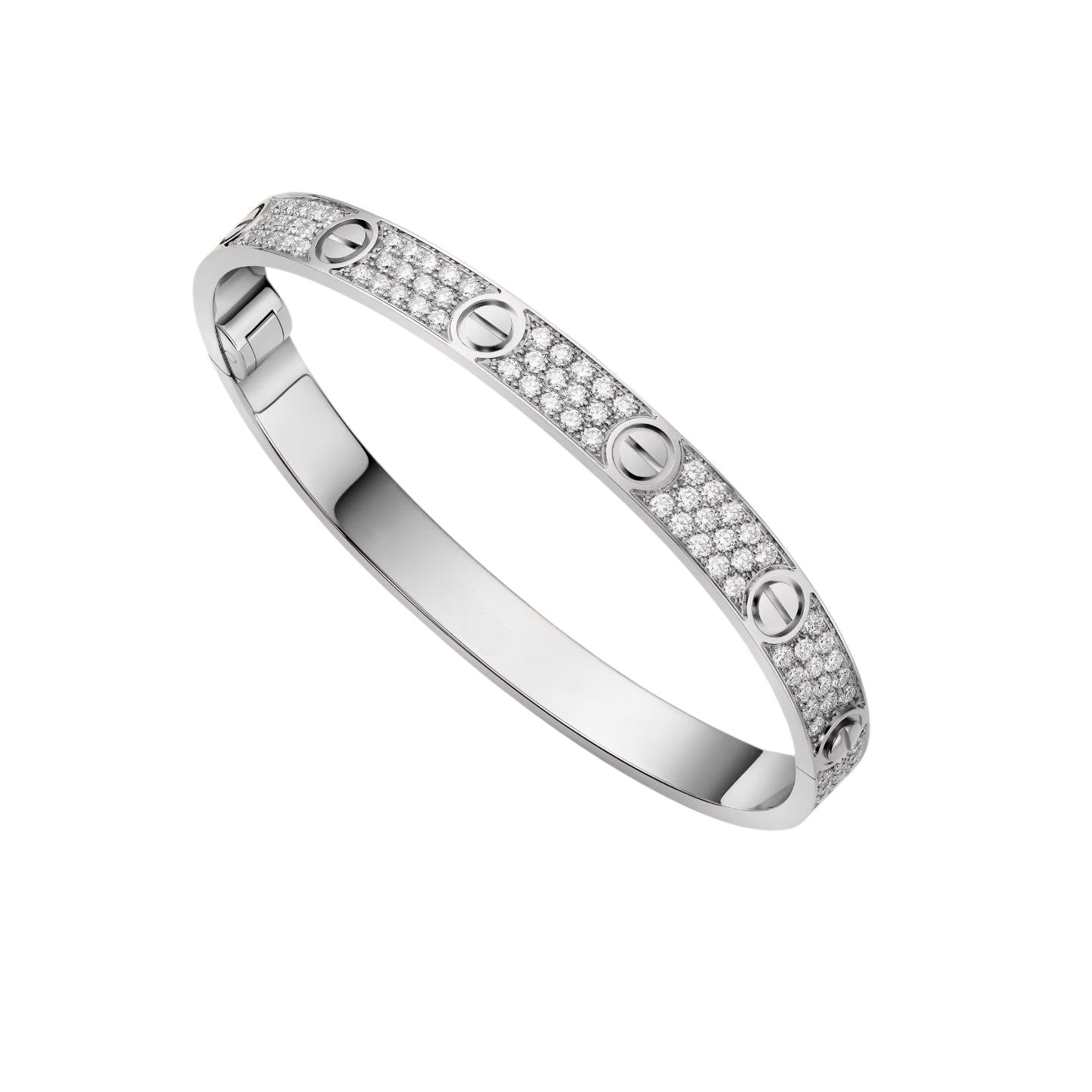 [AM]CLASSIC 6.1MM LOVE BANGLE - FULL PAVÉ