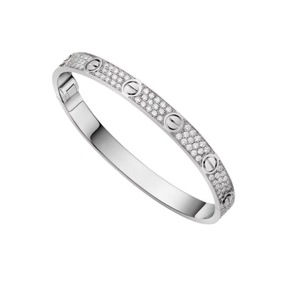 [AM]CLASSIC 6.1MM LOVE BANGLE - FULL PAVÉ