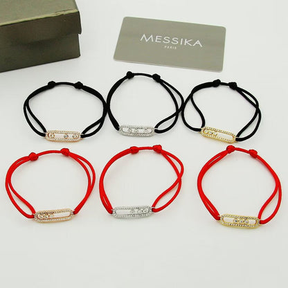 [AM]CARE(S) PAVÉ CORD BRACELET