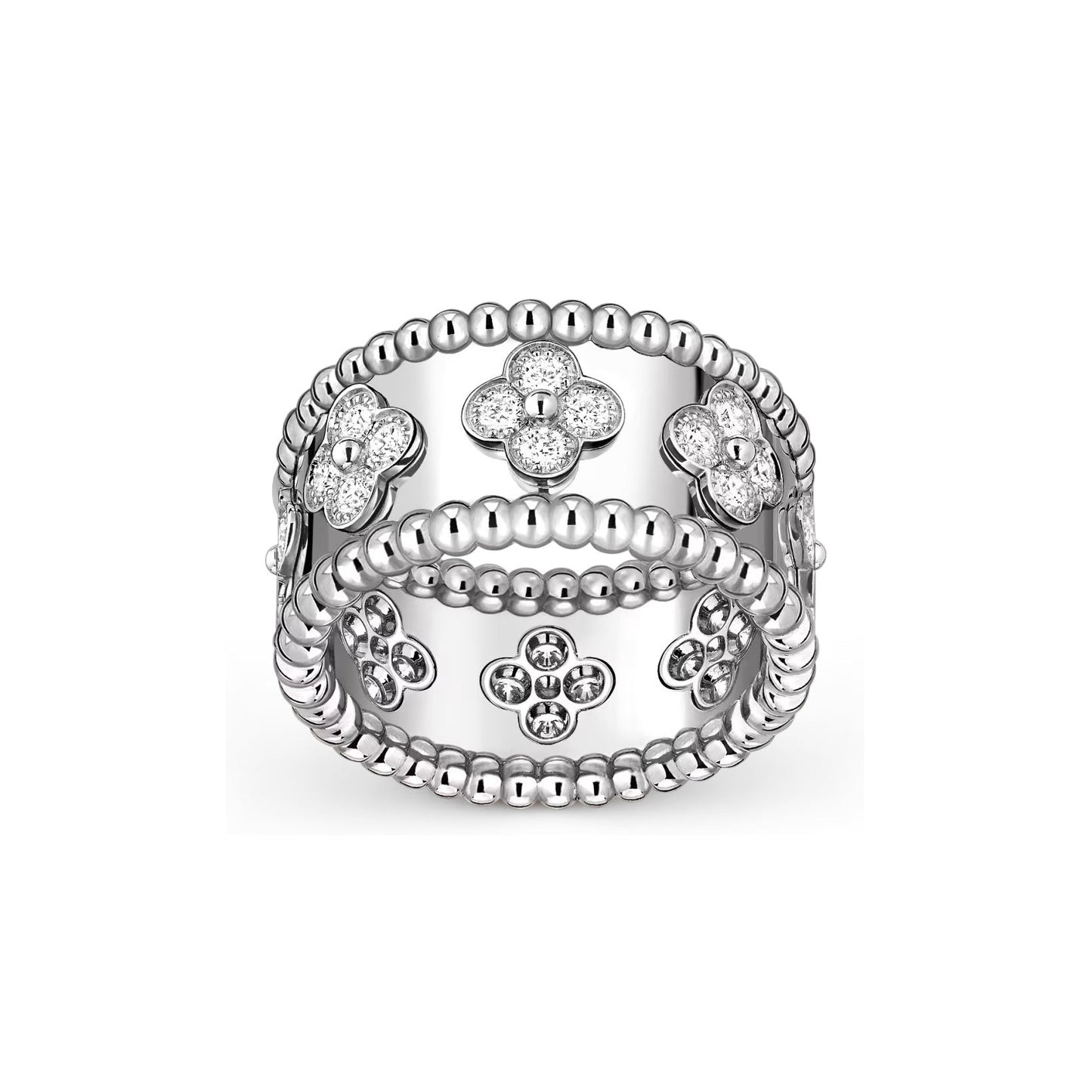 [AM]KALEIDOSCOPE RADIANCE WIDE BAND RING