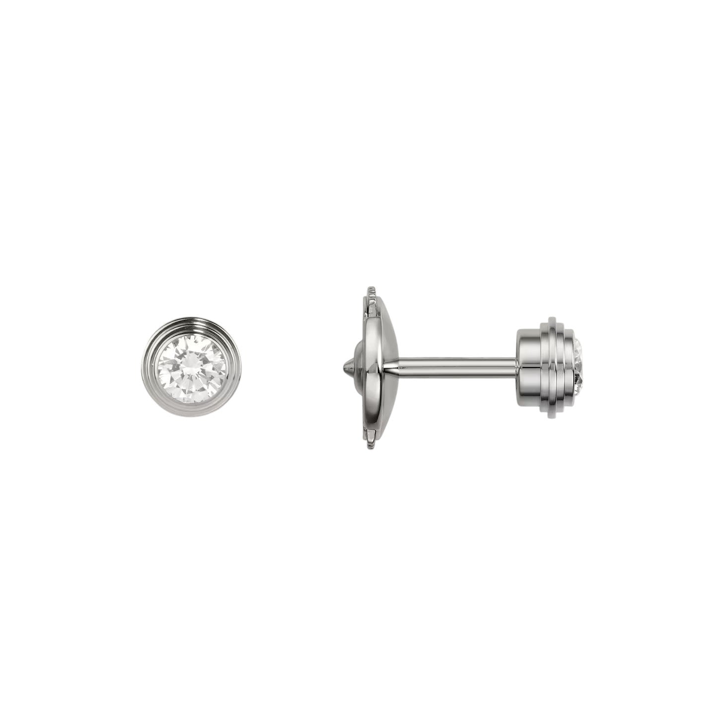 [AM]D'AMOUR 5MM DIAMOND STUD EARRINGS