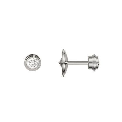 [AM]D'AMOUR 5MM DIAMOND STUD EARRINGS