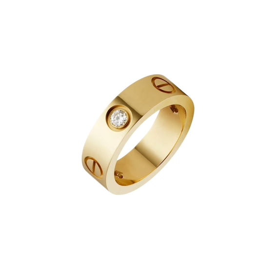 [AM]LOVE 5.5MM 3 DIAMONDS RING