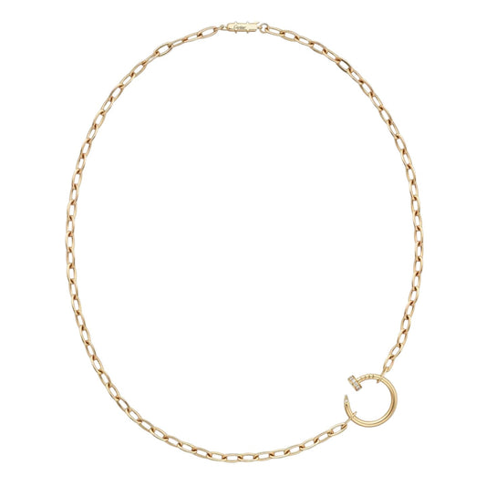 [AM]CLOU DIAMOND NAIL PENDANT NECKLACE