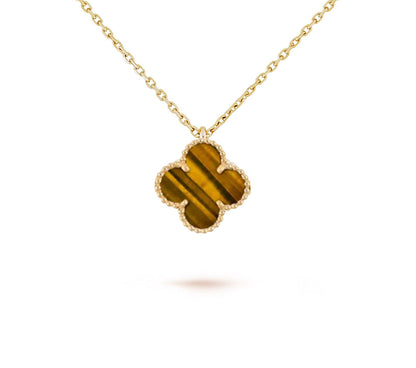 [AM]9.5MM MINI CLOVER PENDANT NECKLACE COLLECTION