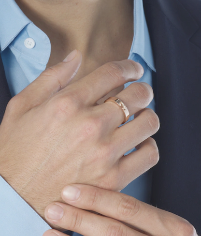 [AM]ALLIANCE LIENS VIDENCE DIAMOND 4MM RING