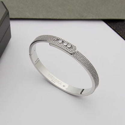 [AM]MOVE NOA FULL-PAVÉ DIAMOND BANGLE BRACELET
