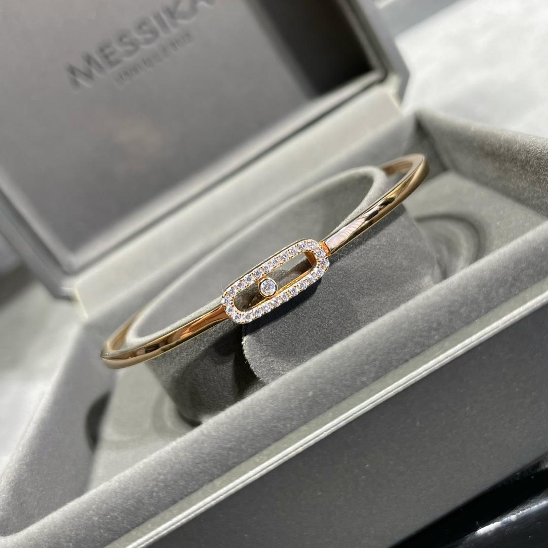 [AM]MOVE UNO PAVÉ FLEX BANGLE (MEDIUM)