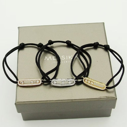 [AM]CARE(S) PAVÉ CORD BRACELET